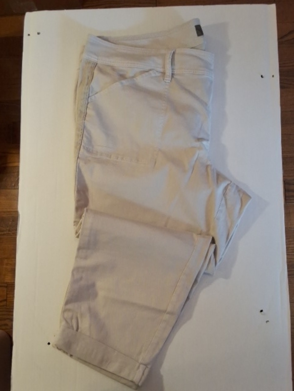 Torrid Stone Cropped Aviator Twill Capris